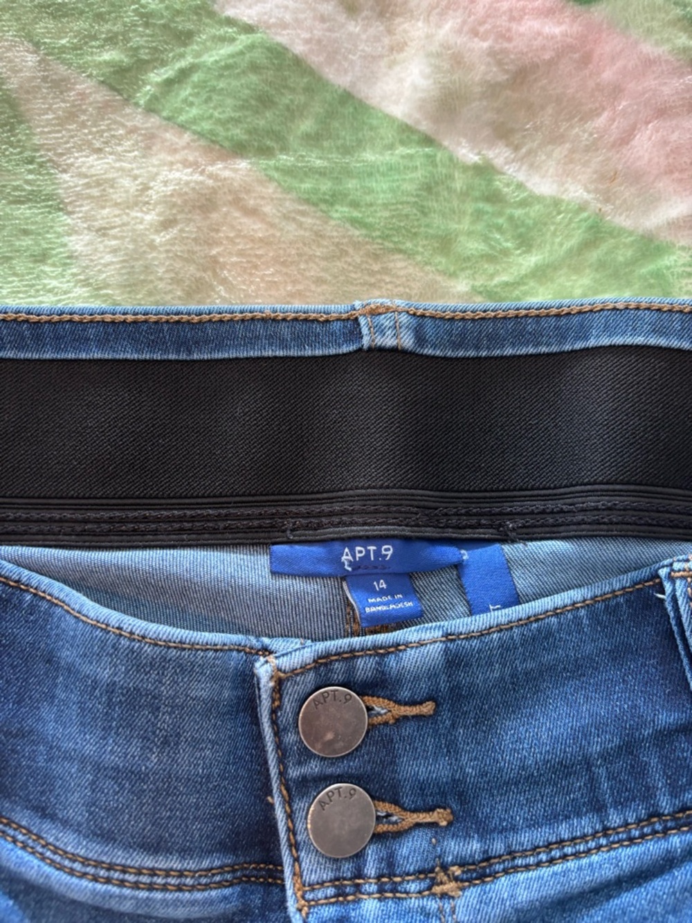 Apt. 9 High-Rise Blue Denim Jeans